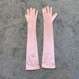 BABEYOND Long Party 20s Satin Gloves Stretchy Adult Size Elbow Length 20.5"